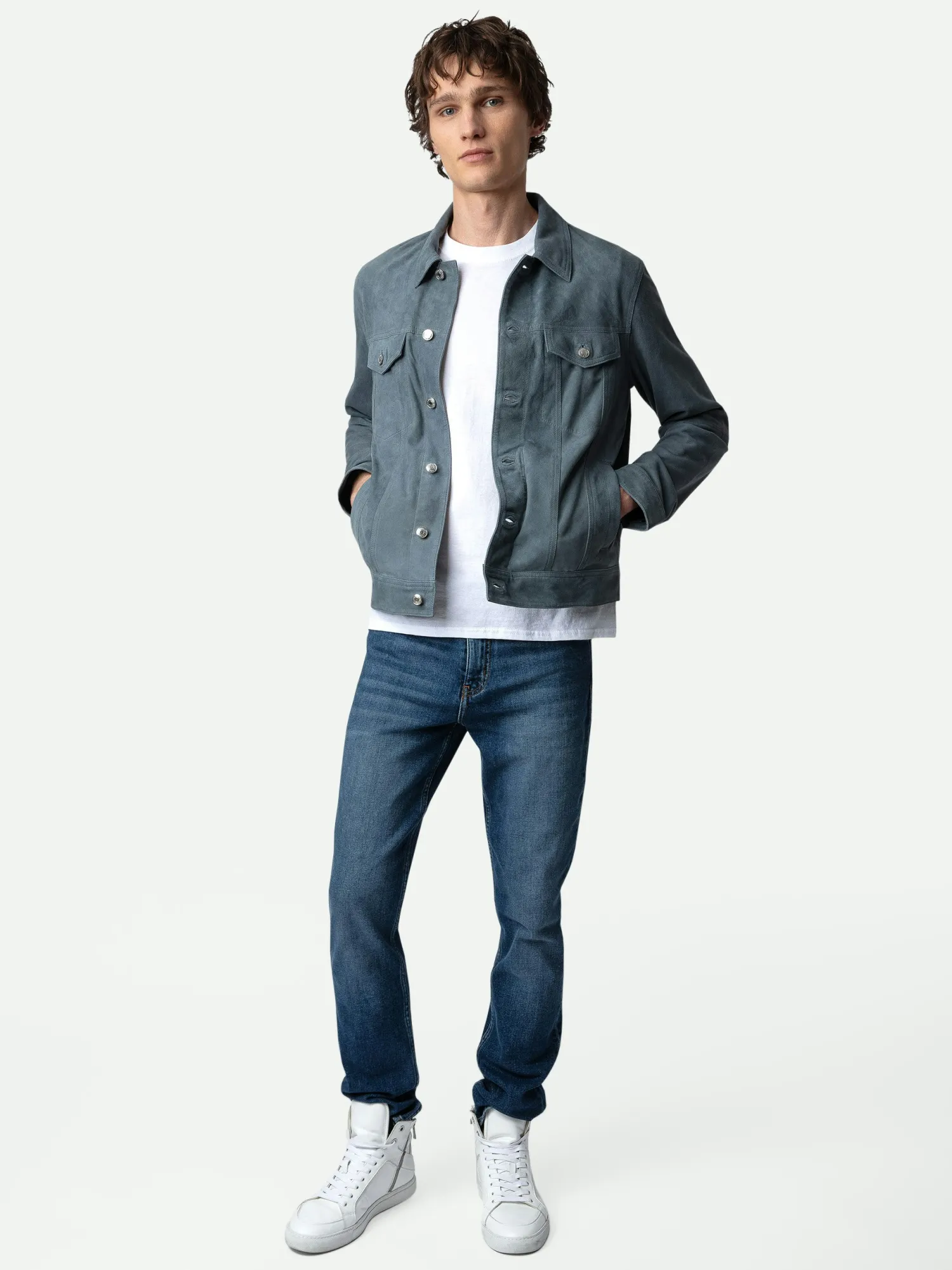 Base Suede Jacket>Zadig & Voltaire Flash Sale