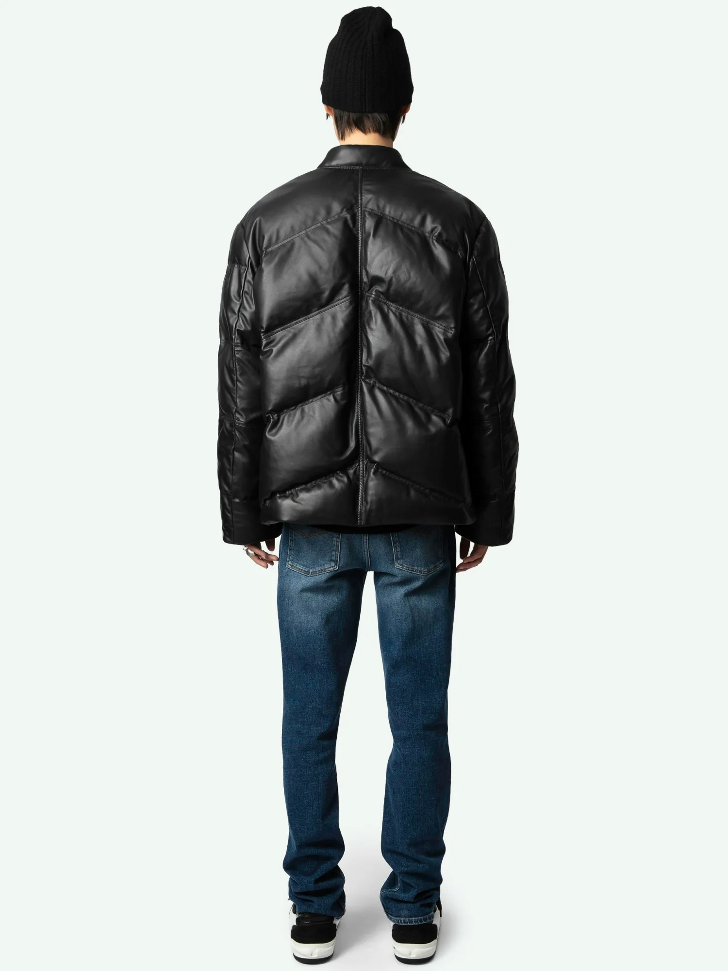 Bony Padded Leather JacketNEW>Zadig & Voltaire Store