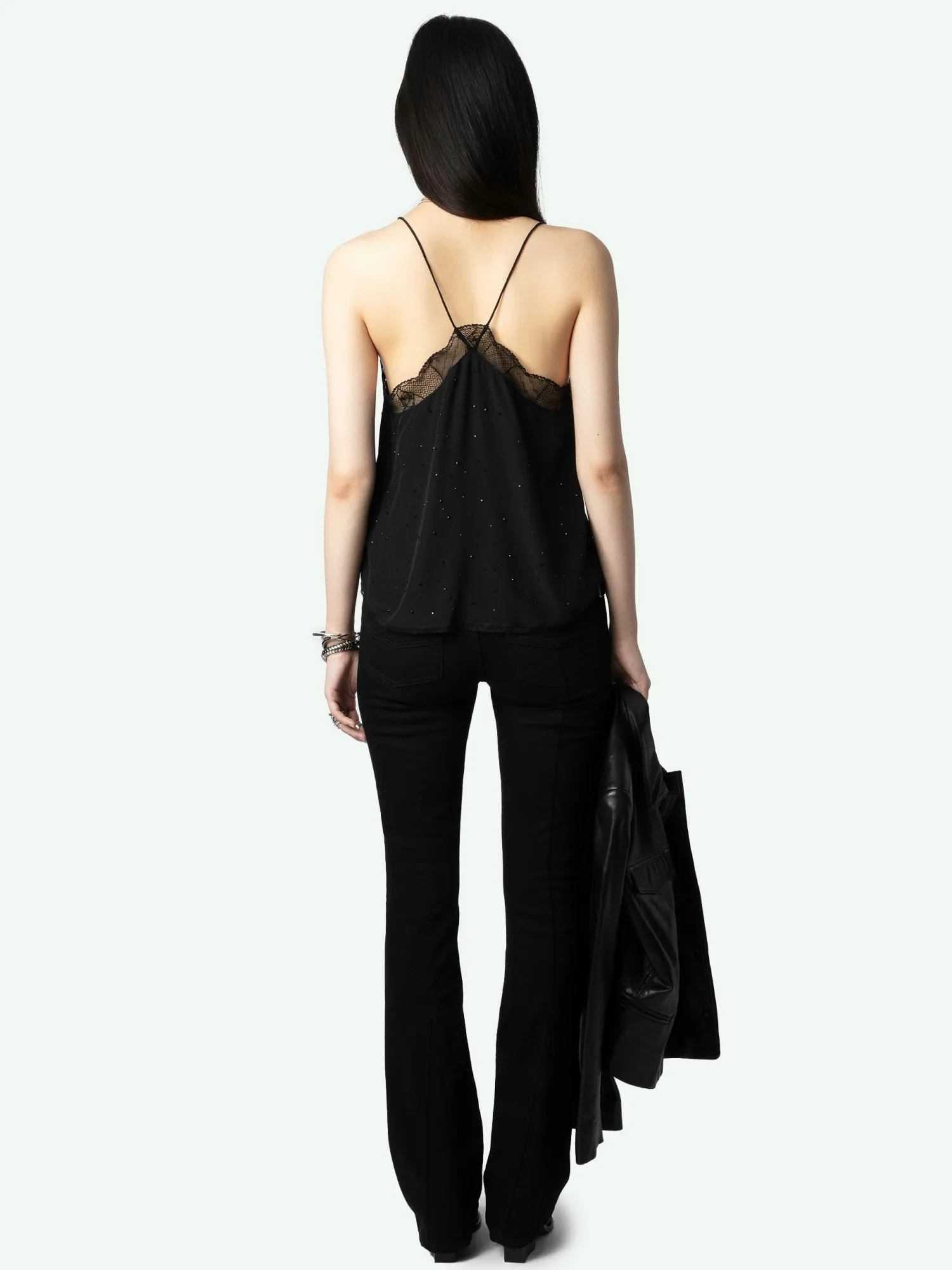 Christy Diamanté Silk CamisoleNEW>Zadig & Voltaire Outlet