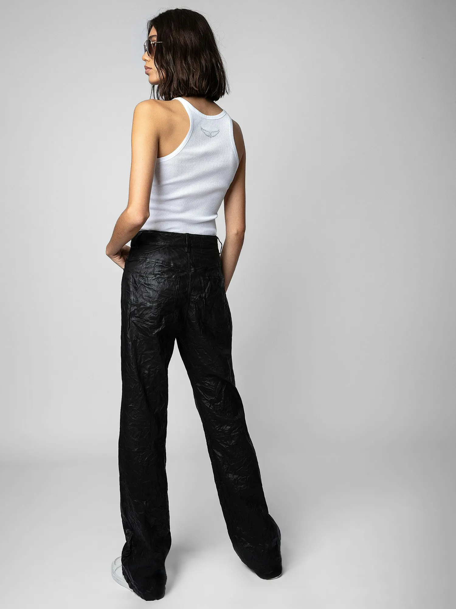 Evy Crinkled Leather Pants>Zadig & Voltaire New