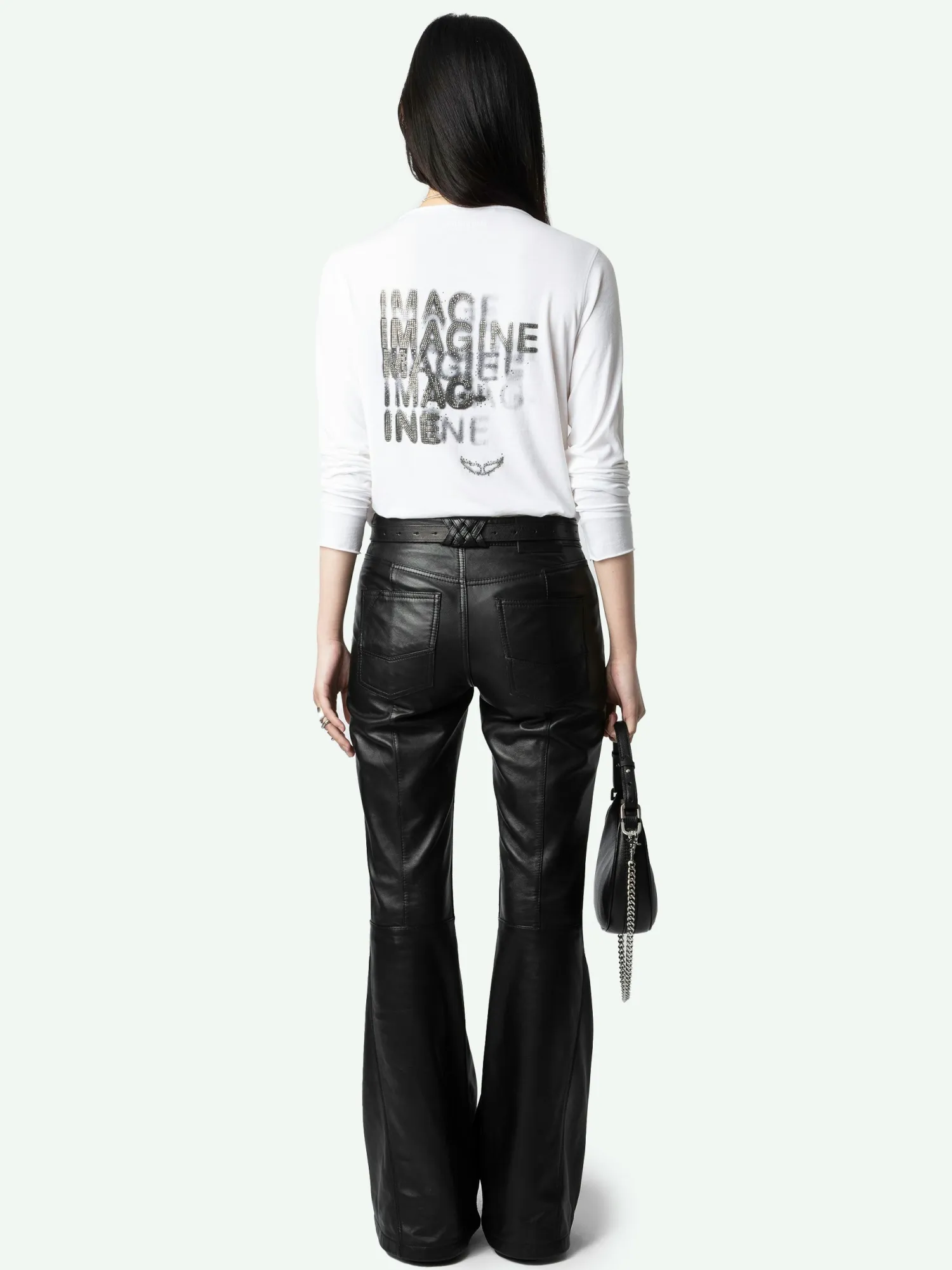 Imagine Diamanté Henley T-shirtNEW>Zadig & Voltaire Flash Sale