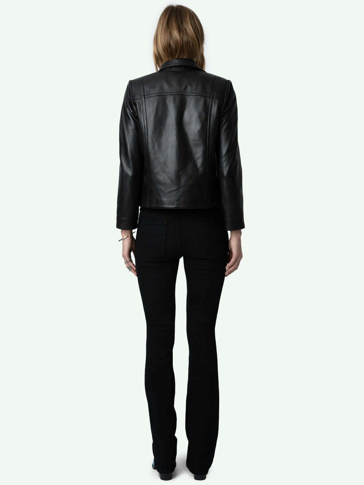 Litchi Leather Jacket>Zadig & Voltaire Hot