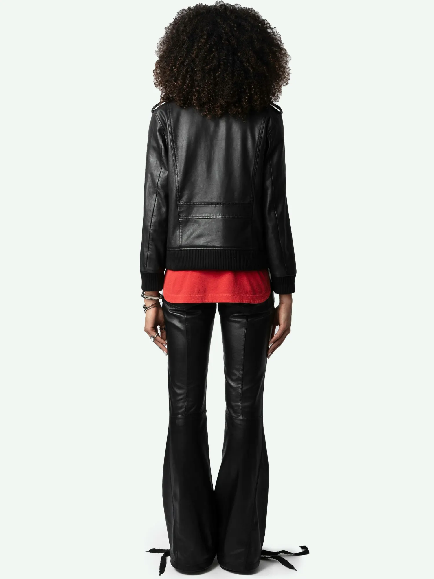 Luka Leather Jacket>Zadig & Voltaire Sale