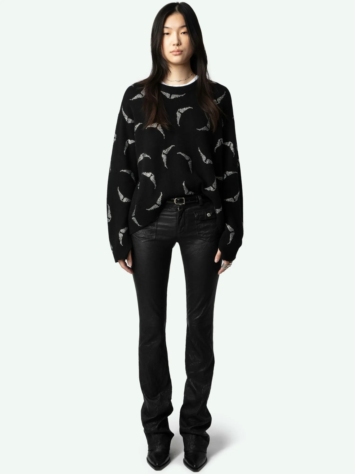 Markus Diamanté Wings Cashmere SweaterNEW>Zadig & Voltaire Best