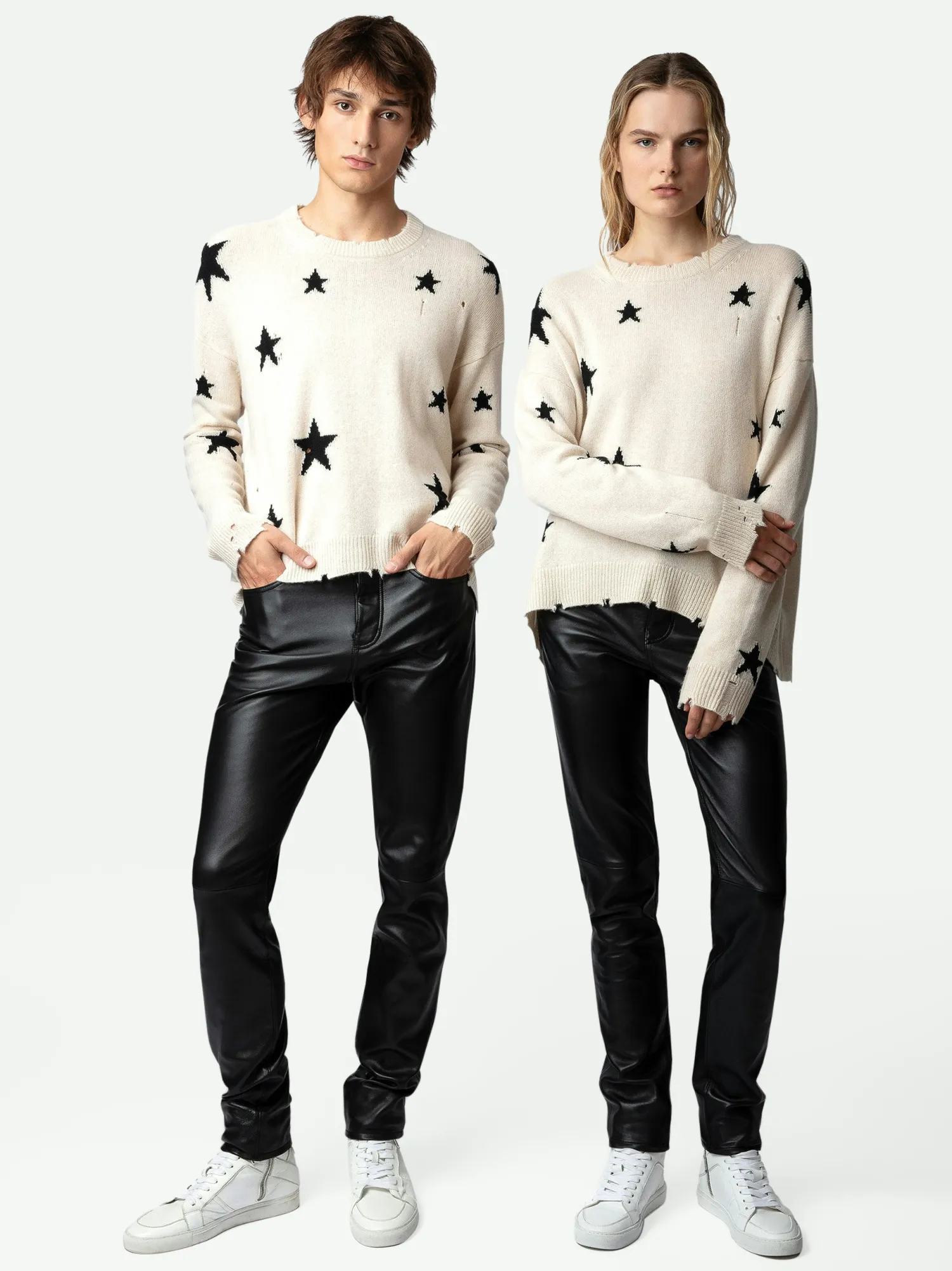 Markus Stars Cashmere Sweater UNISEX>Zadig & Voltaire Outlet