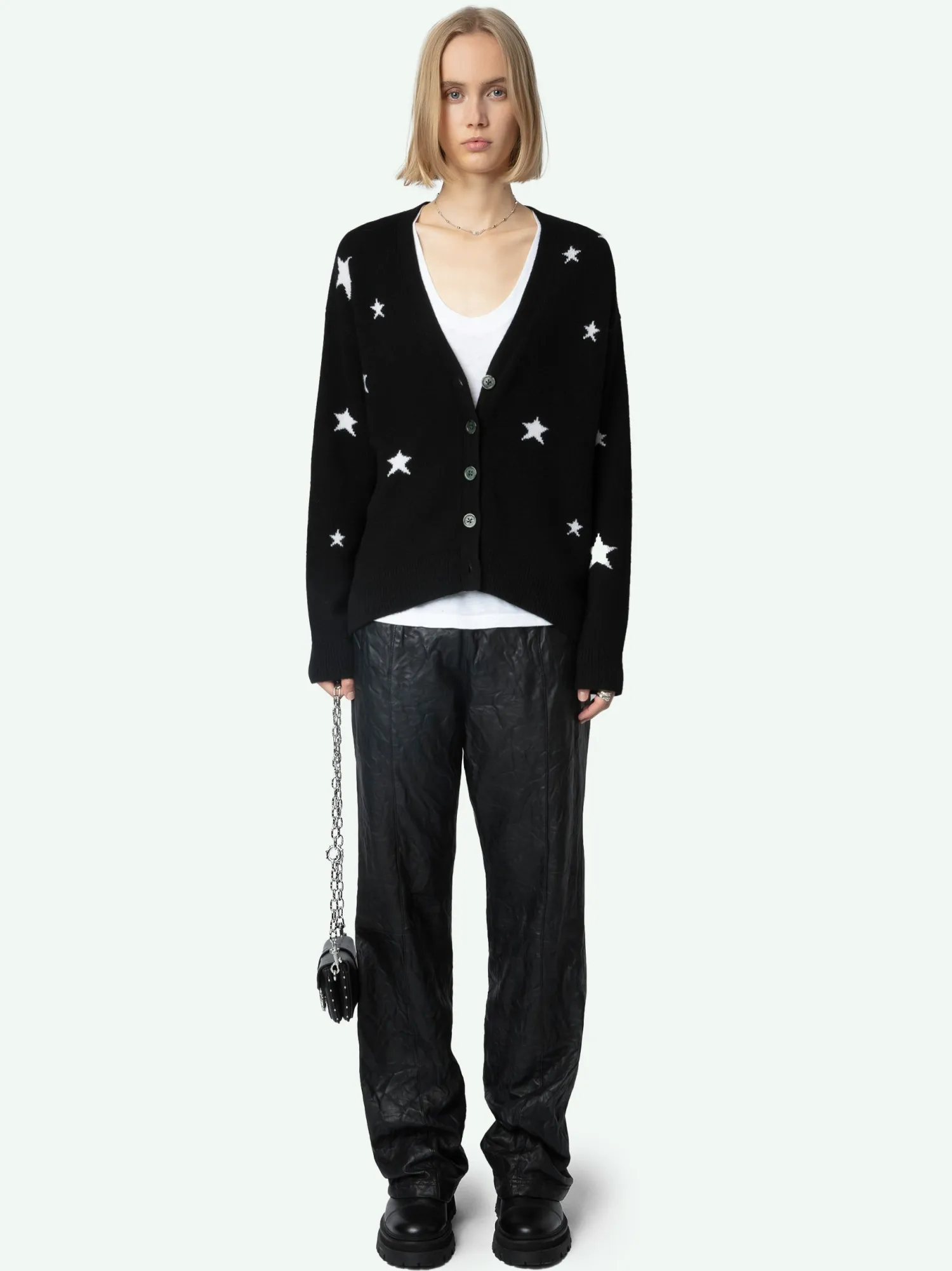 Mirka Stars Cashmere CardiganICONIC>Zadig & Voltaire New