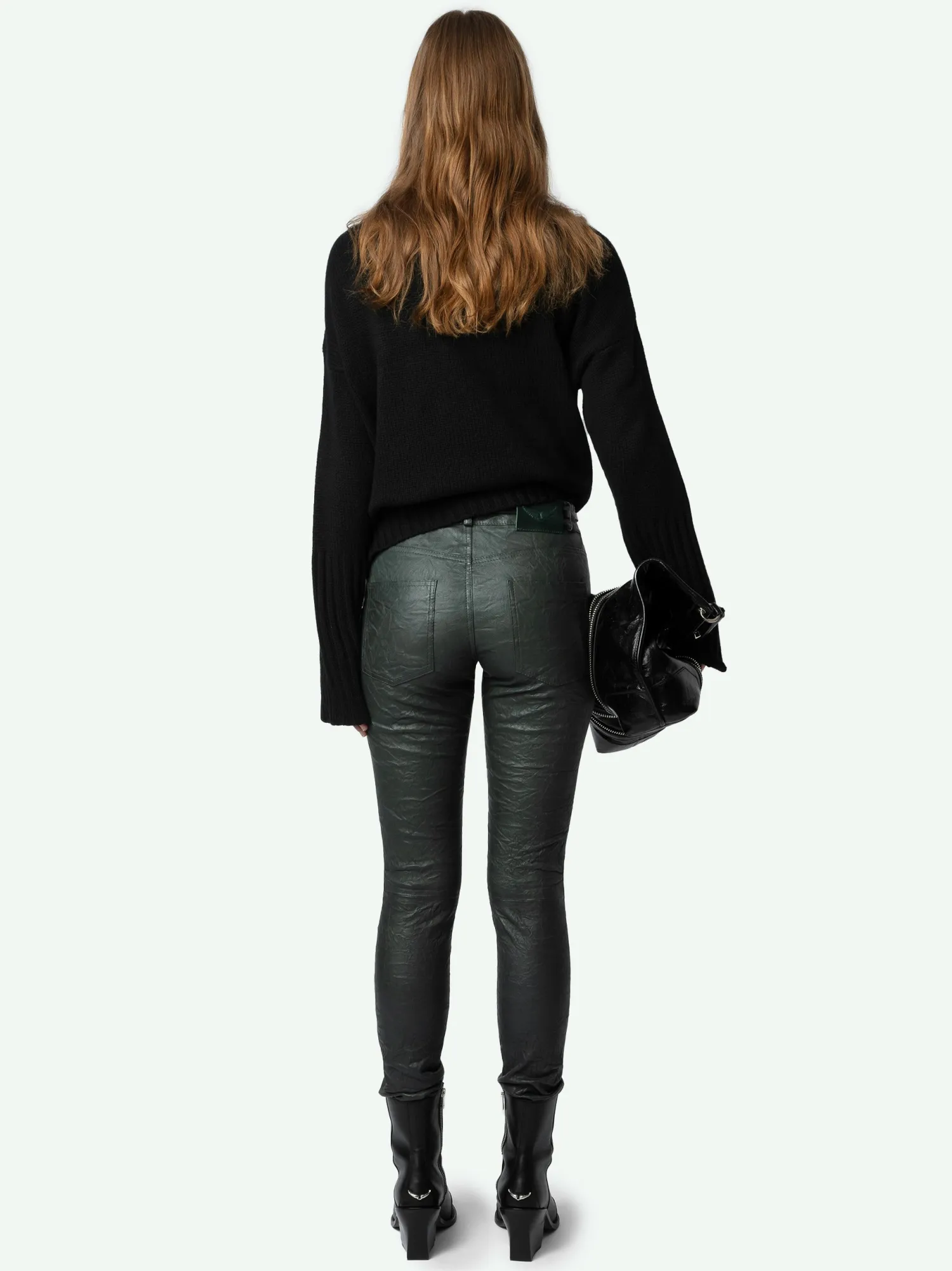 Phlame Crinkled Leather Pants>Zadig & Voltaire Best Sale