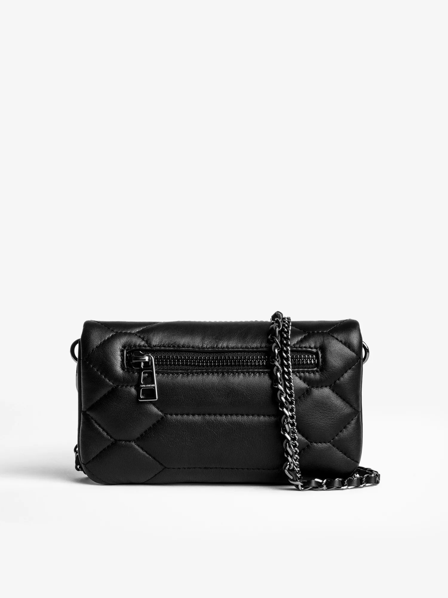 Rock Nano Quilted Leather ClutchICONIC>Zadig & Voltaire Cheap