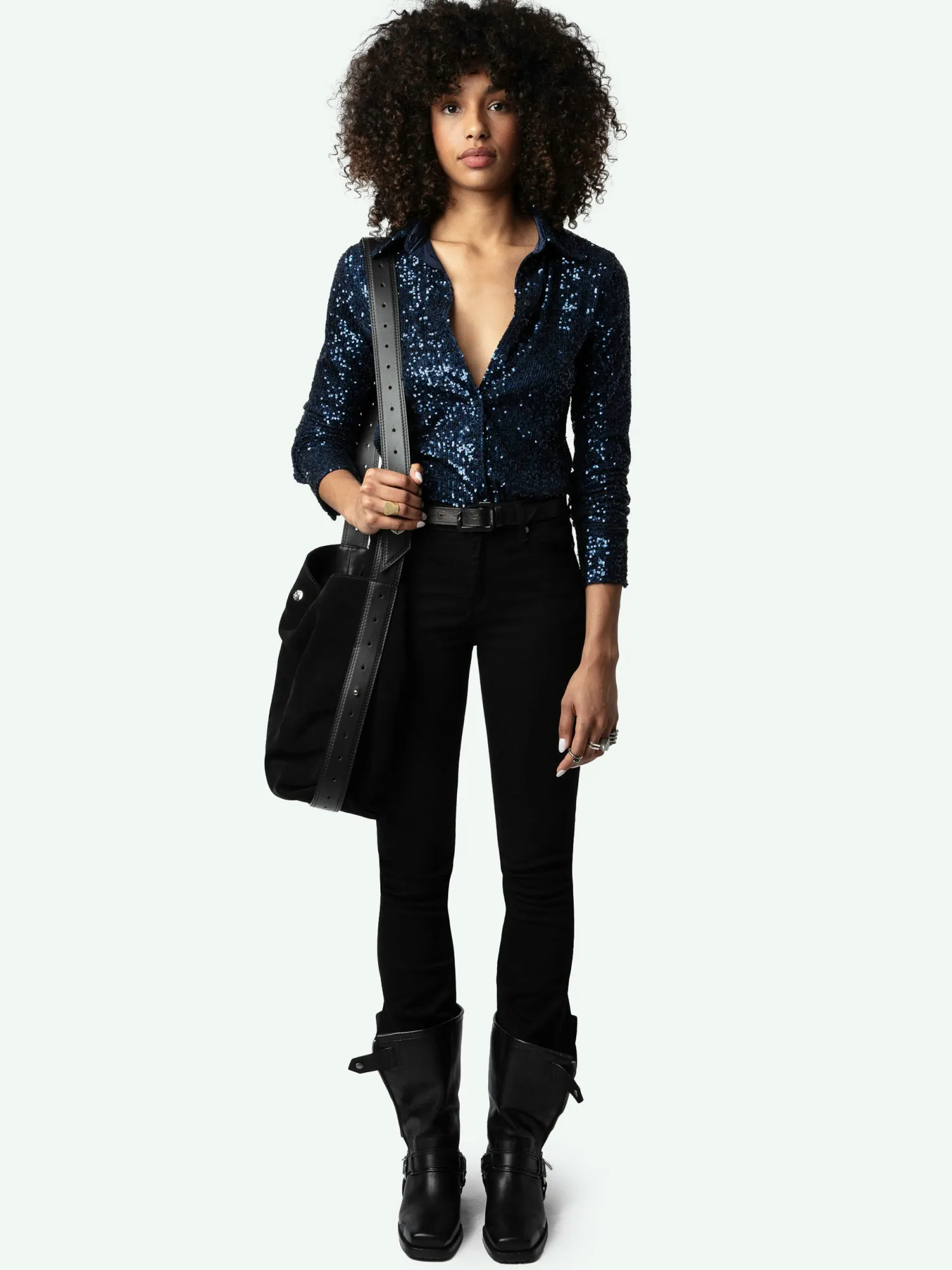 Tawny Sequin Shirt>Zadig & Voltaire Best