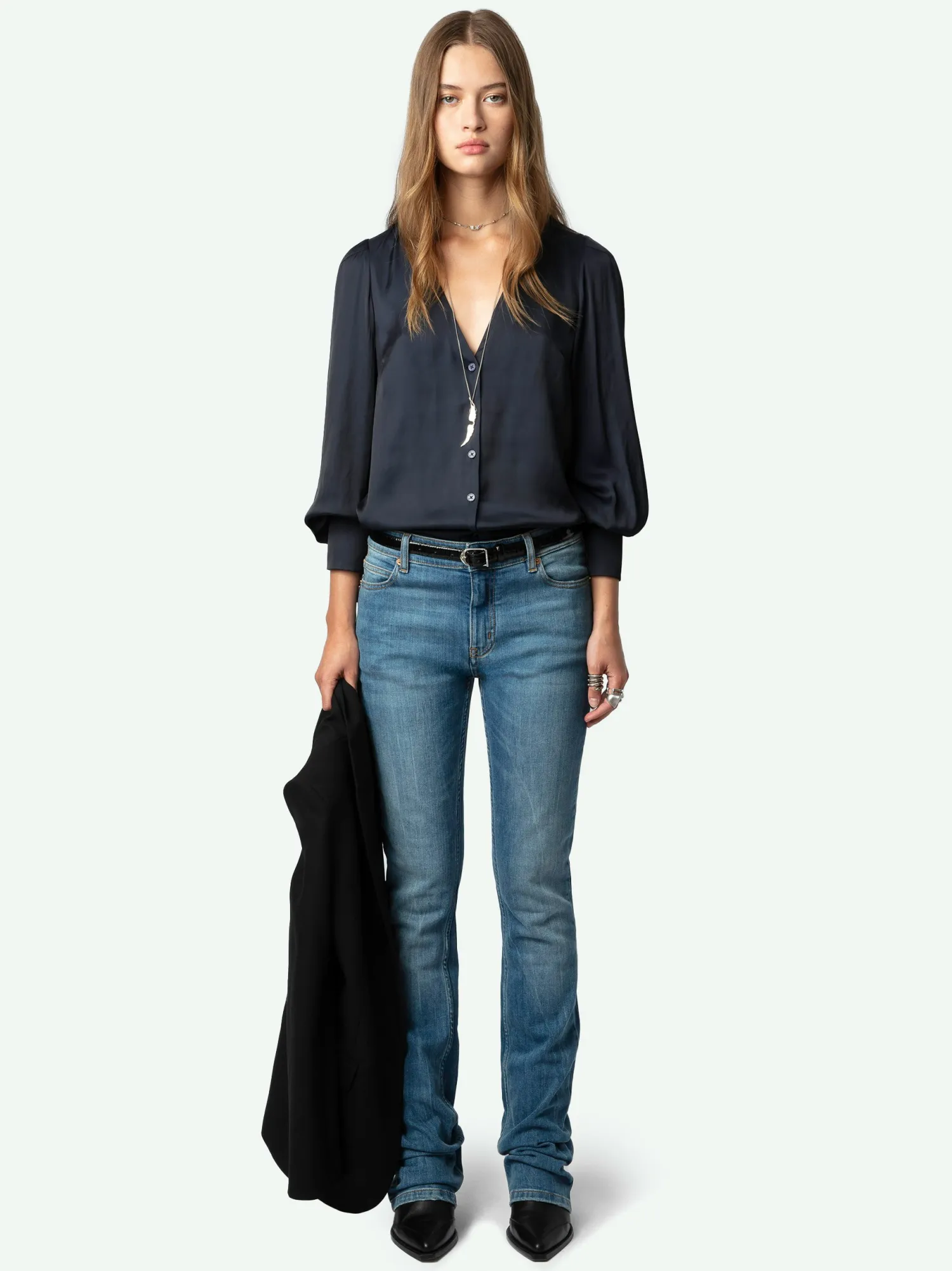 Tinous Satin ShirtNEW>Zadig & Voltaire Fashion