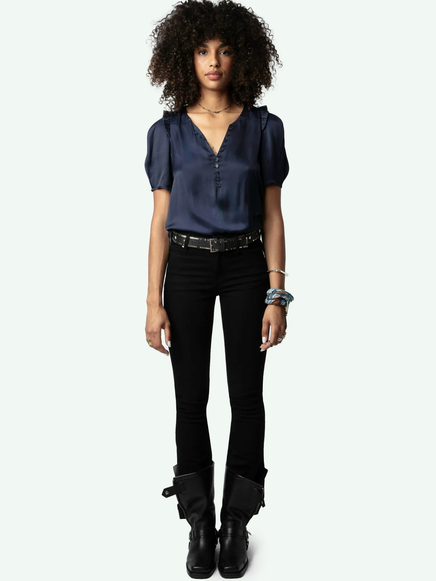 Twity Satin Top>Zadig & Voltaire Flash Sale