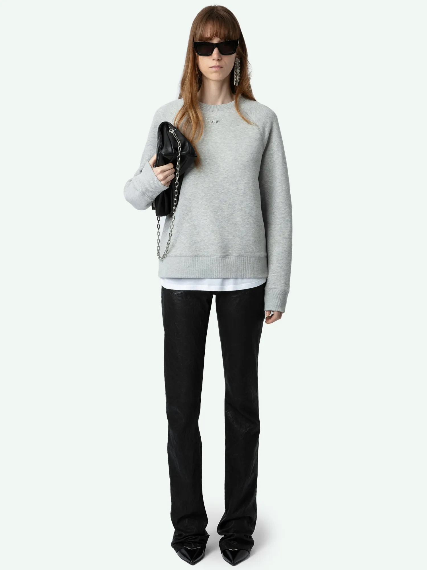 Upper Diamante Wings Sweatshirt>Zadig & Voltaire Flash Sale