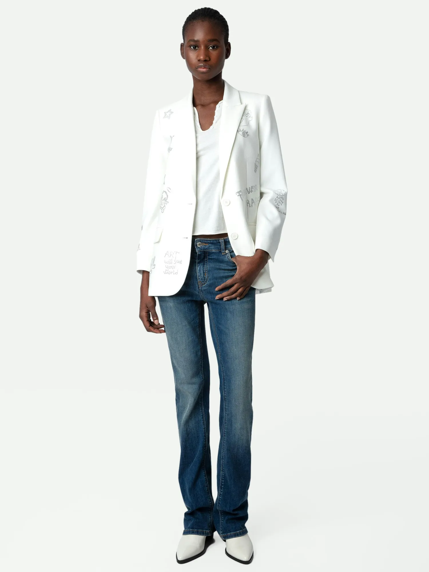 Viva Diamanté Blazer>Zadig & Voltaire Cheap