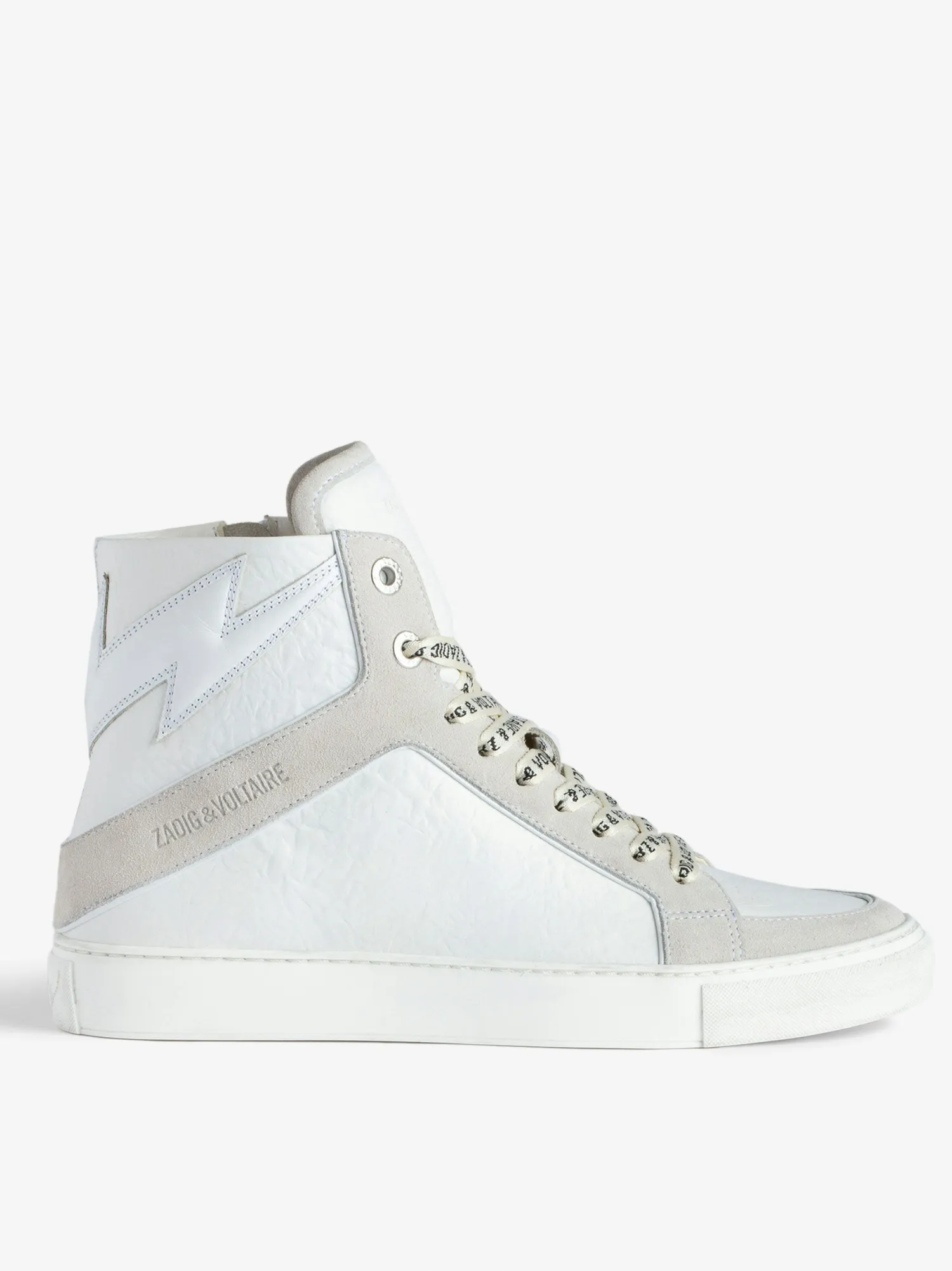 ZV1747 High Flash High-Top Crinkled Sneakers>Zadig & Voltaire Hot