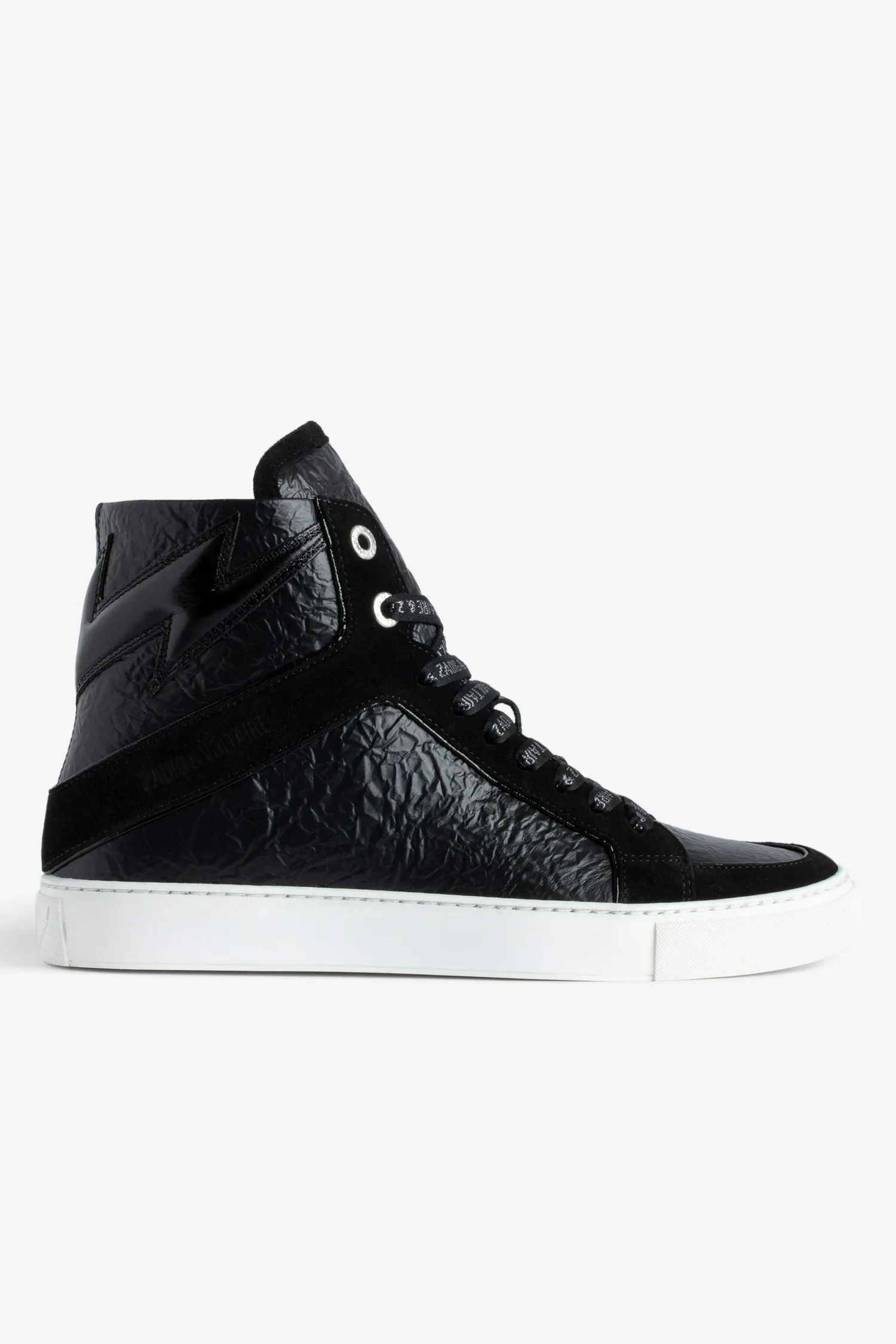 ZV1747 High Flash High-Top Crinkled Sneakers>Zadig & Voltaire Cheap