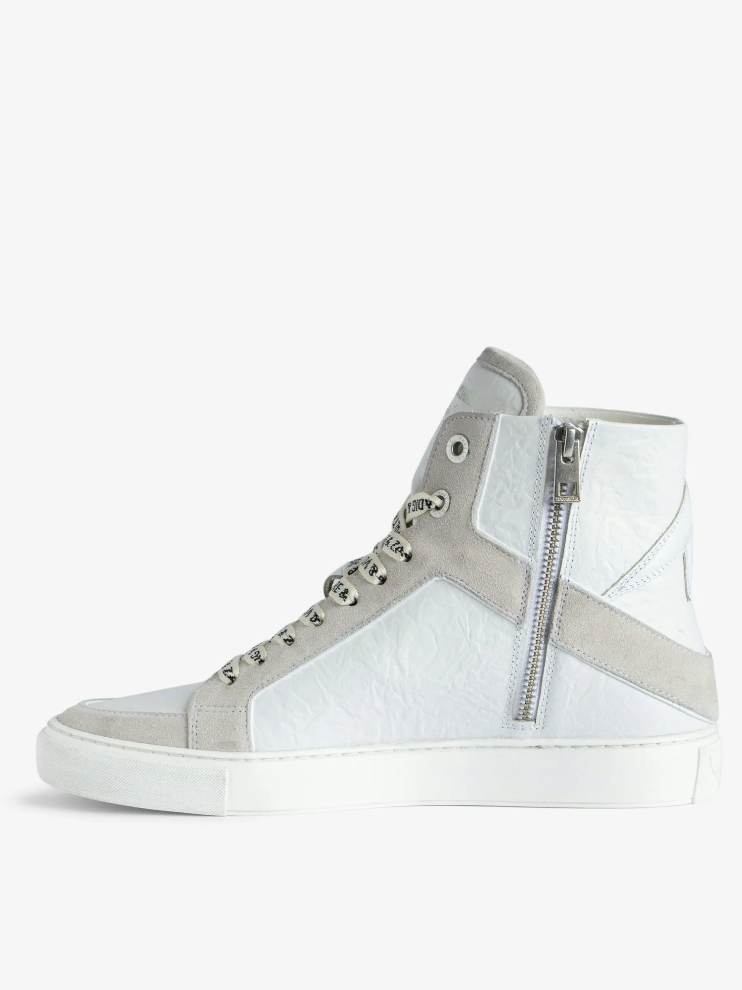 ZV1747 High Flash High-Top Crinkled Sneakers>Zadig & Voltaire Hot